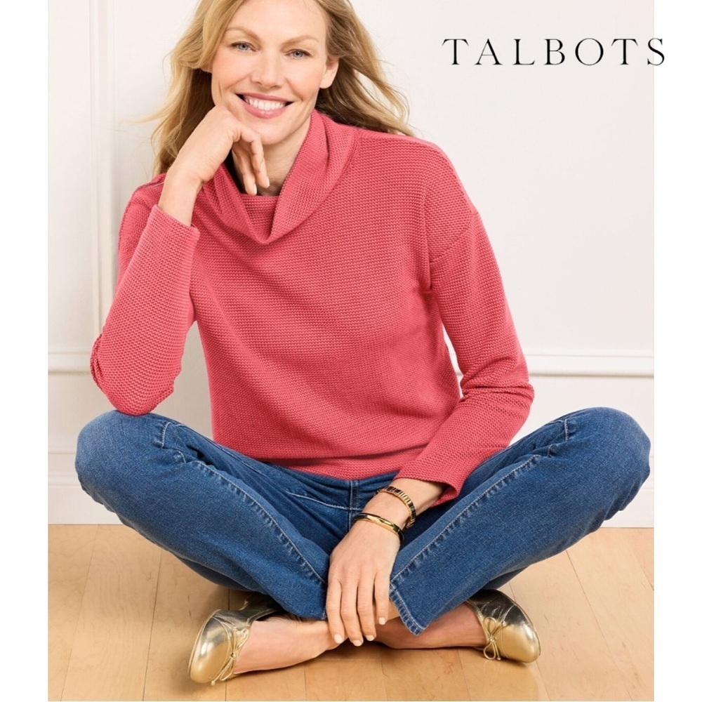 Talbots Relaxed Turtleneck Pullover